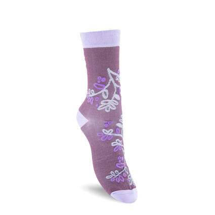 ECCO Floral-Pattern Casual Socks